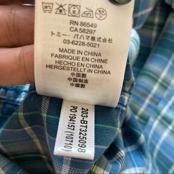 Tommy Bahama Big & Tall Men's Long Sleeve Button Down Shirt Size 1XLB - Picture 14 of 16